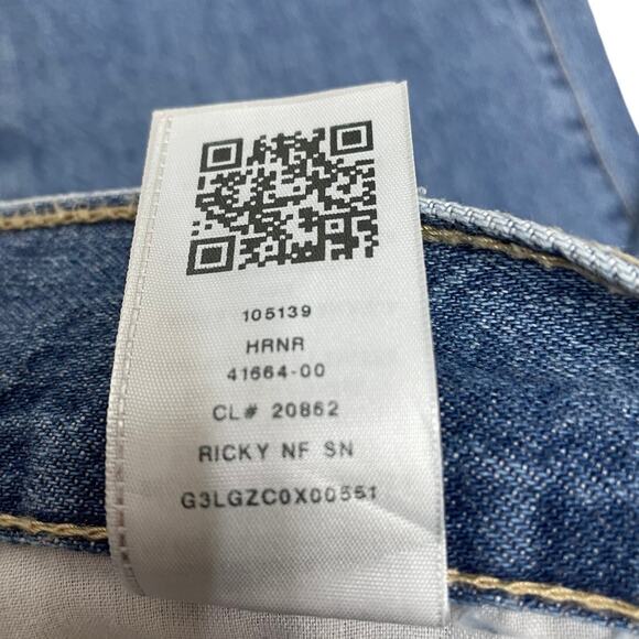 True Religion Ricky Relaxed Straight Distressed Jeans Men's Size 31 New With Tag - Picture 6 of 12